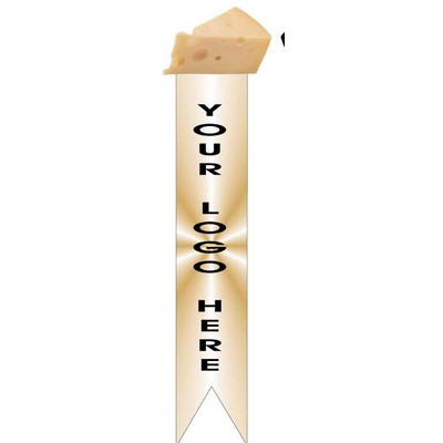Cheese Bookmark w/ Black Back