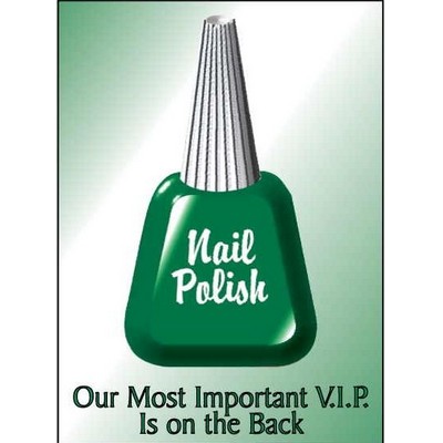 Nail Polish Hand Mirror (2"x3")