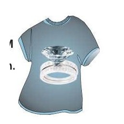 Diamond Ring T-Shirt Lapel Pin