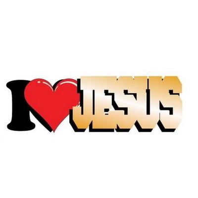 I Love Jesus Promotional Magnet w/ Strip Magnet (6 Square Inch)