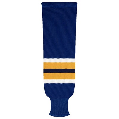 St. Louis Pro Series Blue & Black Away Socks w/White & Gold Stripes