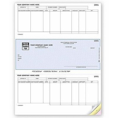 Laser Accounts Payable Middle Checks (2 Part)