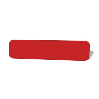 Blank Engravable Plastic Badge (3/4"x3")