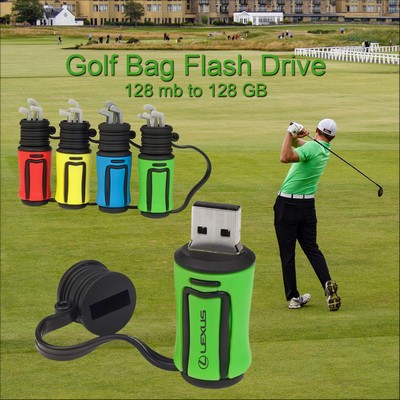 Golf Bag Flash Drive - 4 GB Memory