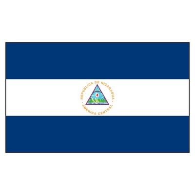 Nicaragua National Flag (3'x5')