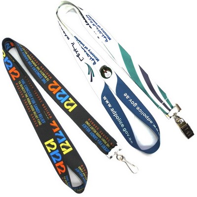 3/4" 5-Day Rush Dye-Sublimation Lanyard (20 Mil)