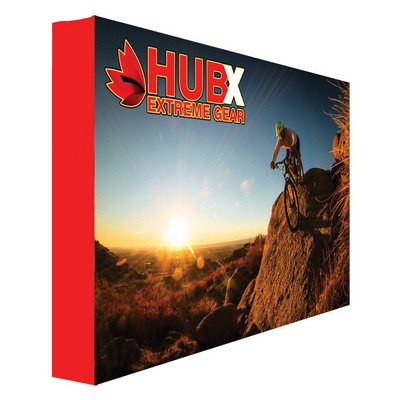 RPL Fabric Pop Up Display 7.5' x 5' Straight Single-Sided Graphic Package with Endcaps