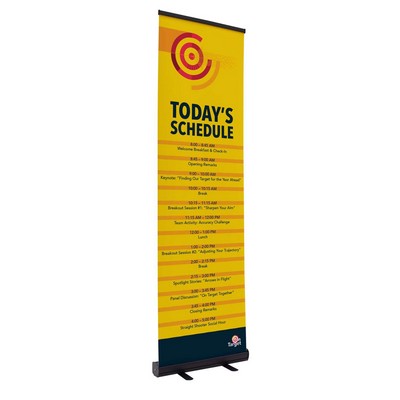 24" Economy Retractor Kit (No-Curl Hybrid Media)