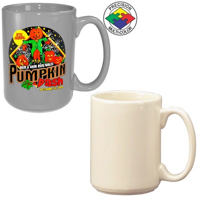 15 Oz. Almond El Grande Mug - Dishwasher Safe - Precision Spot Color