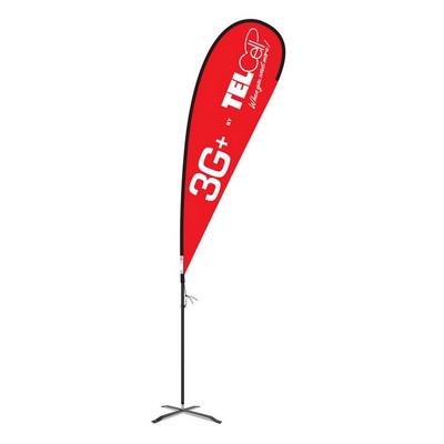 Flex Blade® Teardrop Flag Pole Set, Hardware Only 9'H