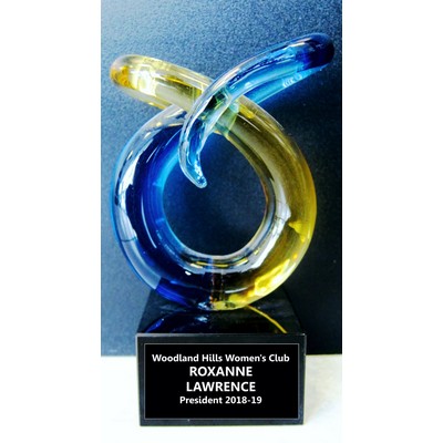 Glass Knot Color Crystal