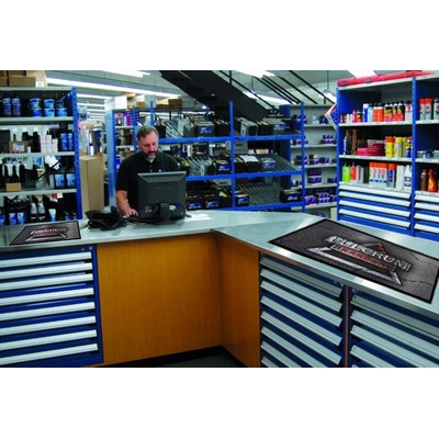 POP Mat - Rubber Floor Impression High Resolution Messenger Mat - 2' X 4'