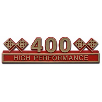 Colored Plastic Custom Exterior Nameplate (4.9 Square Inches)
