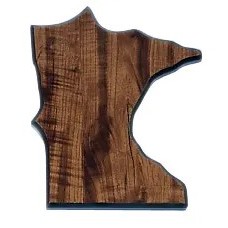 Minnesota State Shaped Plaque (5"x7")