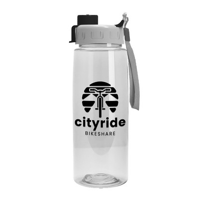 Garyline® Flair Tritan® Bottle with Quick-Snap Lid - 26 oz.