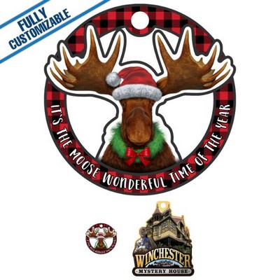 CW Custom Cut Ornament (4" x 6")