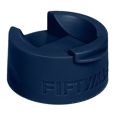 Navy Wide Mouth Flip Lid