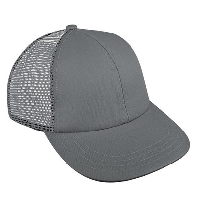 Solid Mesh Back Brushed Front Velcro® Lowstyle Hat