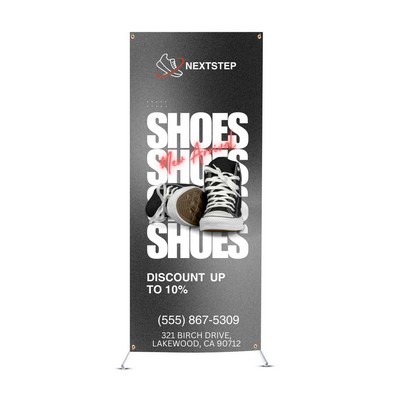 Multifunctional Adjustable X-Banner Stand Package (2.5' x 6ft)