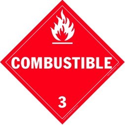 Combustible Polycoated Tagboard - 10.75" x 10.75"