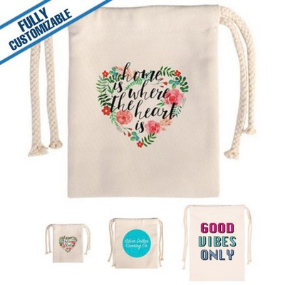 Canvas Drawstring Bag (8.75" x 11.8")