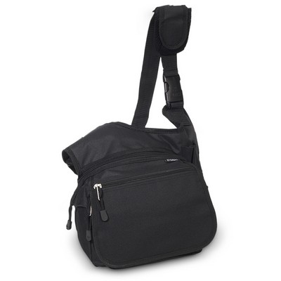 Everest® Medium Messenger Bag, Black