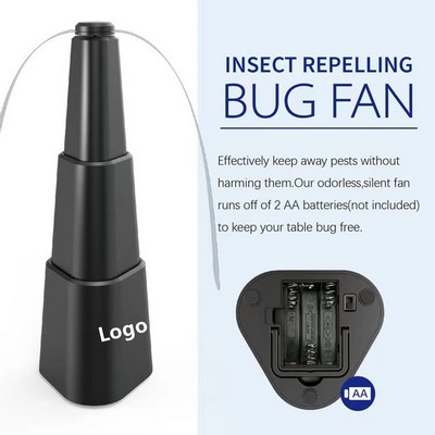 Chemical-Free Table Top Bug Repellent/Deterrent Fan