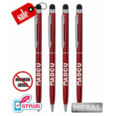 Closeout - luminous - Aluminum Stylus Pen