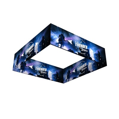 Square Premier Hanging Banner Double-Sided - 15'x5' - GRAPHIC ONLY