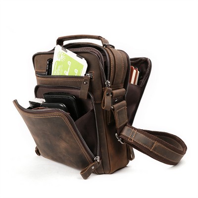 Genuine Leather Messenger Bag