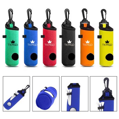 Golf Tee Holder Pouch