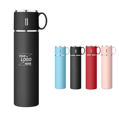 Insulated Stainless Steel Water Bottle w/Carry Handle