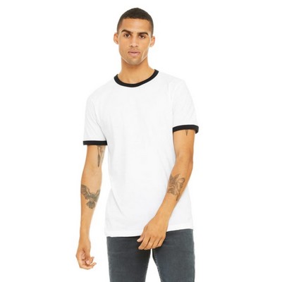 Bella Mens Jersey Short-Sleeve Ringer T-Shirt