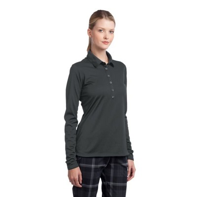 Nike Ladies Long Sleeve Dri-FIT Stretch Tech Polo
