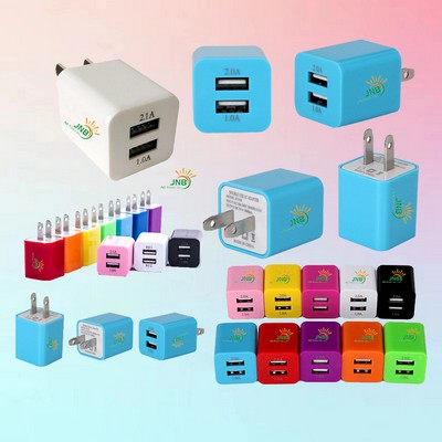Wall Adapter with Dual USB Ports