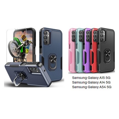 iBank ® Shockproof Case compatible with Galaxy A14/A15/A16/S25/S24/S23 + Screen Protector