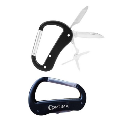 Multi-tool Carabiner Keychain