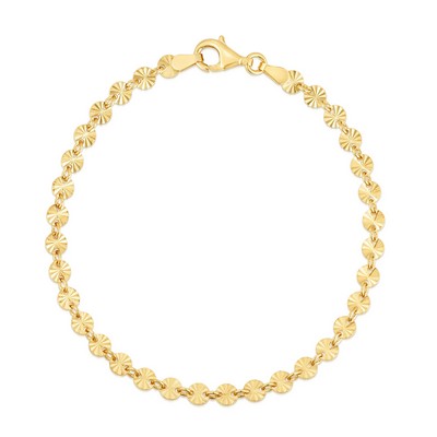 Jilco Inc. Diamond Cut Vermeil Bracelet