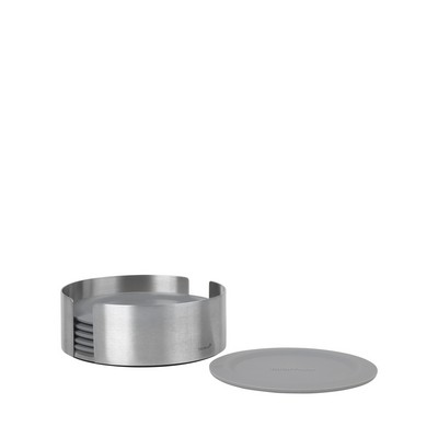 blomus Lareto Sharkskin Gray Coaster Set