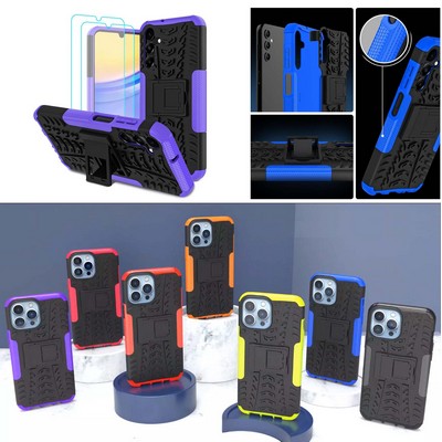 iBank ® Shockproof Case compatible with Galaxy A14/A15/A16/S25/S24/S23 + Screen Protector