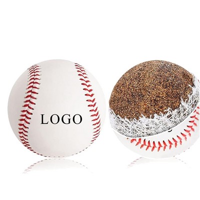 Standard Official Size 9" Cowhide Leather Baseball