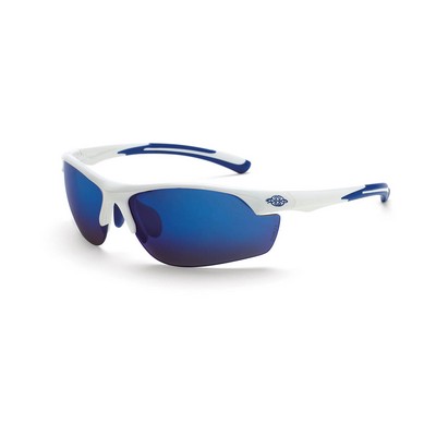 OG3 Over the Glass Safety Eyewear - Shiny Pearl Gray Frame - Clear Lens - Large