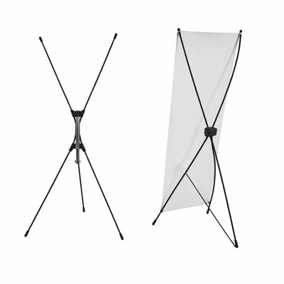 FRAME Table Top Spring X retractable banner stand (FRAME Only) 9.5"x16.5"