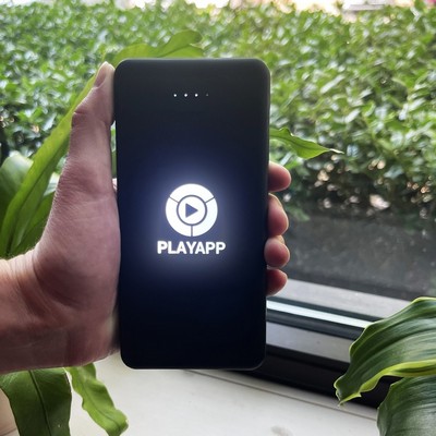 Garnet Light Up 10,000mAh Power Bank