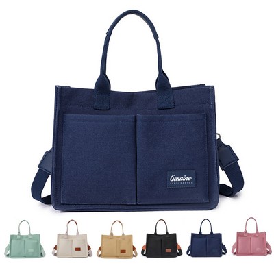Commute Canvas Tote Bag