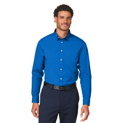Devon and Jones® Men's CrownLux Performance® Spencer Poplin Dress Shirt