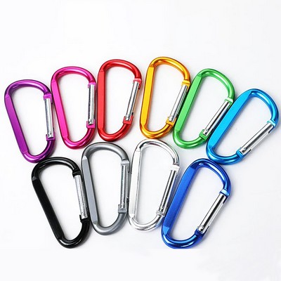 D-shaped Aluminum Carabiner