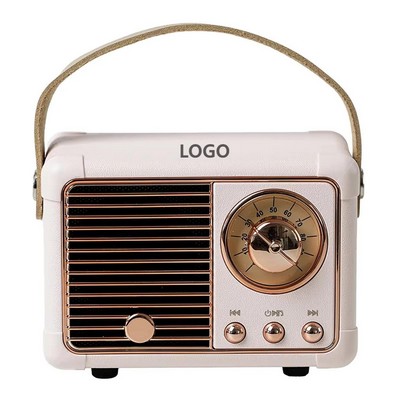 Classic Retro Stereo Wireless Bluetooth Speaker