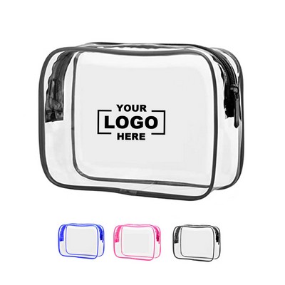 Clear Travel Toiletry and Makeup Bag