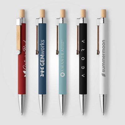 Phoenix Recycled Aluminum Softy Pen - Laser